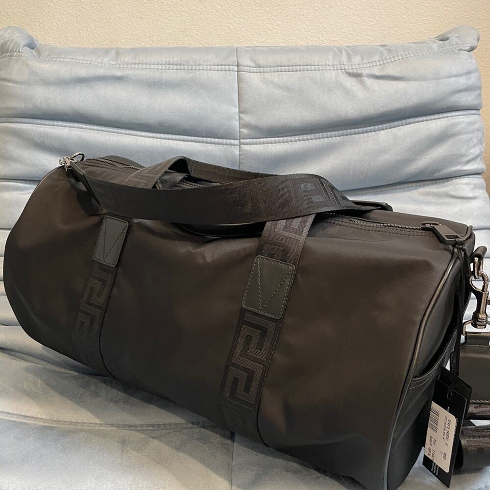 Versace Nylon Palazzo Duffle Bag Black NWT - Picture 4 of 7